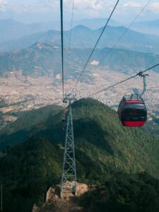 _Cable Cars In The Hills Of Kathmandu, Nepal__ by Stocksy Contributor _Shikhar Bhattarai_